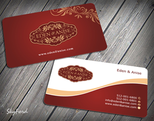 Business Card Design by SKYdesign for eden & anise pty ltd | Design: #1095549