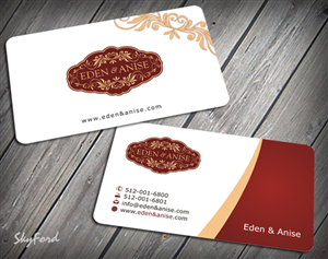 Business Card Design by SKYdesign for eden & anise pty ltd | Design: #1095550