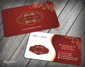 Business Card Design by SKYdesign for eden & anise pty ltd | Design: #1095552