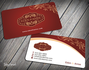 Business Card Design by SKYdesign for eden & anise pty ltd | Design: #1095553