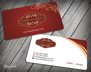 Business Card Design by SKYdesign for eden & anise pty ltd | Design: #1095557