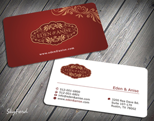Business Card Design by SKYdesign for eden & anise pty ltd | Design: #1095560