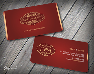 Business Card Design by SKYdesign for eden & anise pty ltd | Design: #1098971