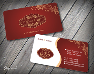 Business Card Design by SKYdesign for eden & anise pty ltd | Design: #1098973