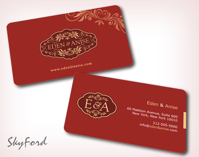 Diseño de Tarjeta de Presentación por SKYdesign para eden & anise pty ltd | Diseño #1102513