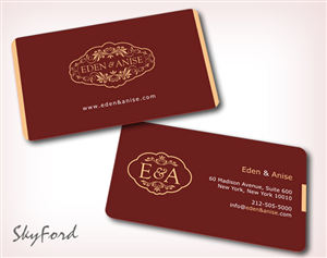 Business Card Design by SKYdesign for eden & anise pty ltd | Design: #1102514