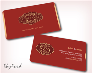 Business Card Design by SKYdesign for eden & anise pty ltd | Design: #1102517