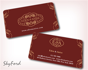 Business Card Design by SKYdesign for eden & anise pty ltd | Design: #1105424