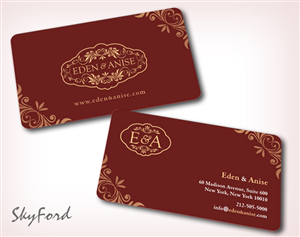 Business Card Design by SKYdesign for eden & anise pty ltd | Design: #1105427
