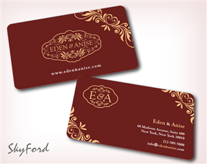 Business Card Design by SKYdesign for eden & anise pty ltd | Design: #1105430