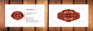 Business Card Design by Sbss for eden & anise pty ltd | Design: #1094317