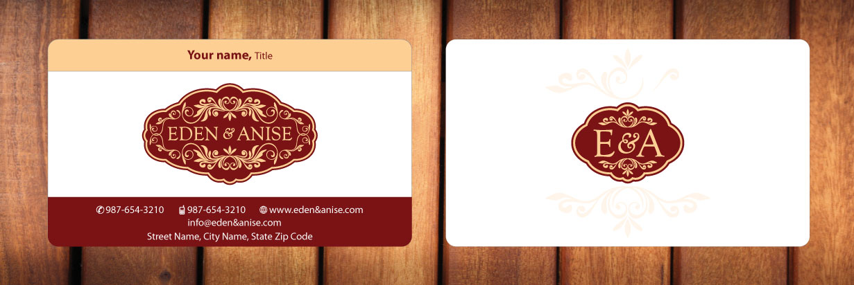 Business Card Design by Sbss for eden & anise pty ltd | Design #1094320