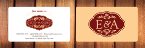 Business Card Design by Sbss for eden & anise pty ltd | Design: #1094322