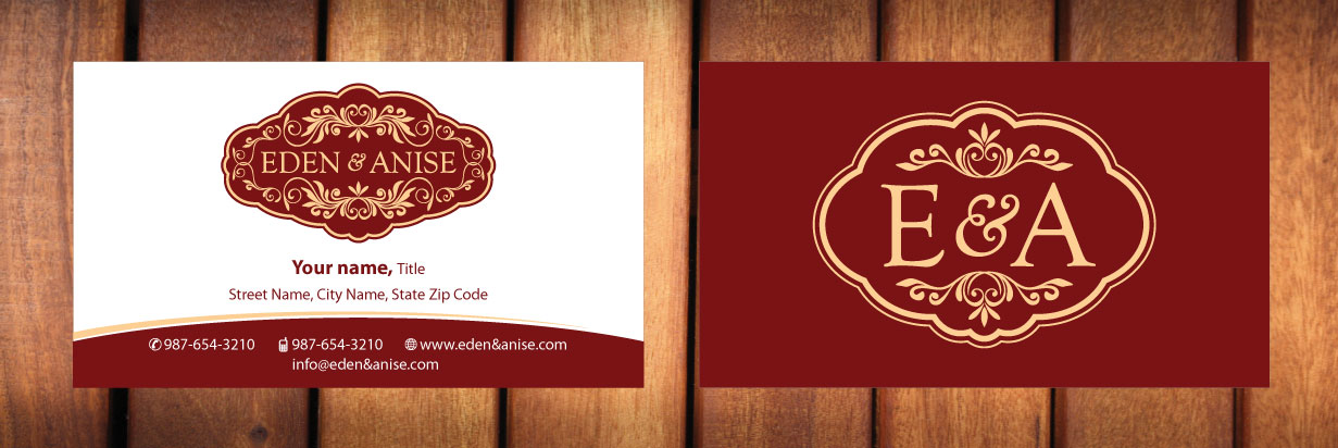 Business Card Design by Sbss for eden & anise pty ltd | Design #1094323