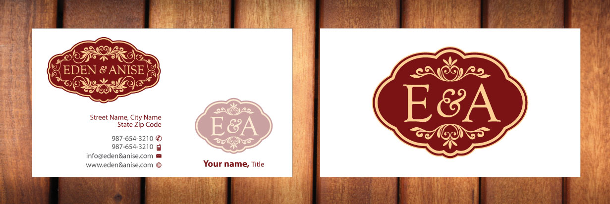 Business Card Design by Sbss for eden & anise pty ltd | Design #1094326