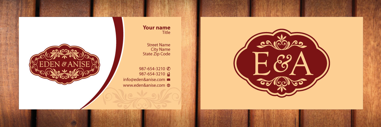 Business Card Design by Sbss for eden & anise pty ltd | Design #1094329