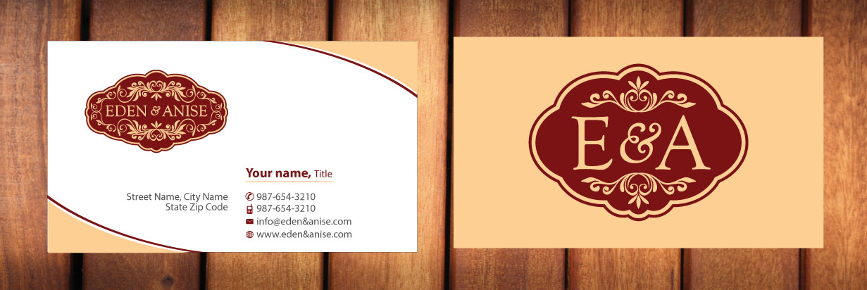 Business Card Design by Sbss for eden & anise pty ltd | Design #1094339