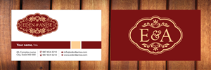 Business Card Design by Sbss for eden & anise pty ltd | Design: #1094341