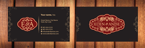 Business Card Design by Sbss for eden & anise pty ltd | Design: #1094342