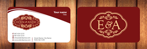 Business Card Design by Sbss for eden & anise pty ltd | Design: #1094345