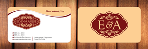 Business Card Design by Sbss for eden & anise pty ltd | Design: #1094346