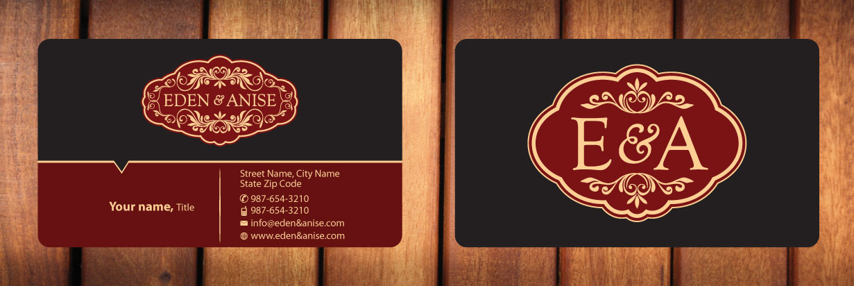 Diseño de Tarjeta de Presentación por Sbss para eden & anise pty ltd | Diseño #1094351