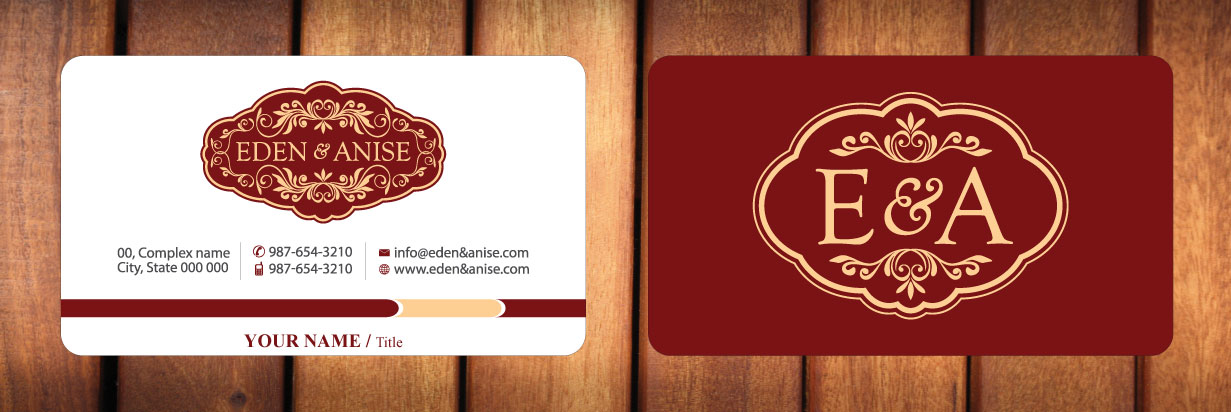 Business Card Design by Sbss for eden & anise pty ltd | Design #1094353