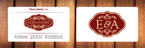 Business Card Design by Sbss for eden & anise pty ltd | Design: #1094354