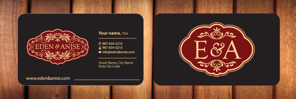 Business Card Design by Sbss for eden & anise pty ltd | Design #1094359