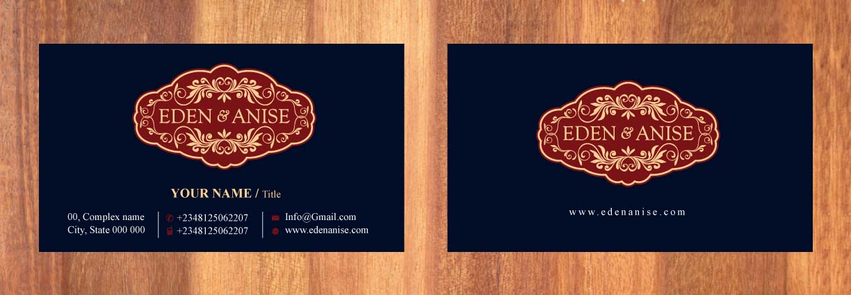 Business Card Design by Sbss for eden & anise pty ltd | Design #1094366