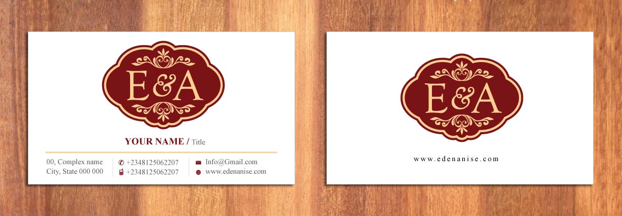 Business Card Design by Sbss for eden & anise pty ltd | Design #1094368
