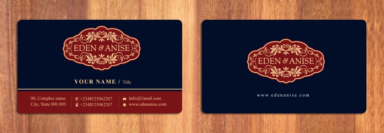 Business Card Design by Sbss for eden & anise pty ltd | Design #1094369