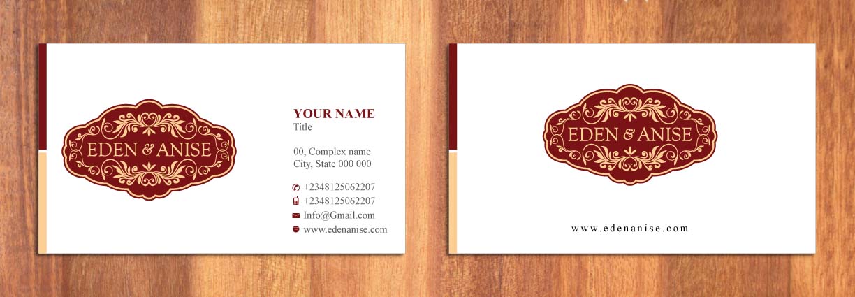 Business Card Design by Sbss for eden & anise pty ltd | Design #1094371