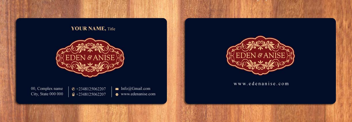 Business Card Design by Sbss for eden & anise pty ltd | Design #1094376