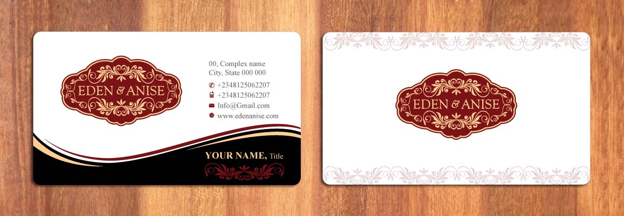 Business Card Design by Sbss for eden & anise pty ltd | Design #1094382