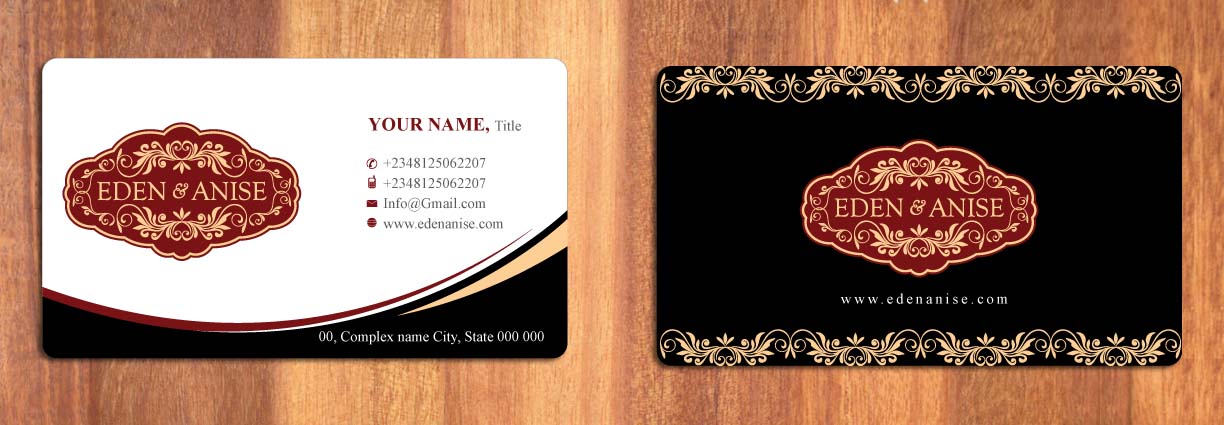 Business Card Design by Sbss for eden & anise pty ltd | Design #1094383