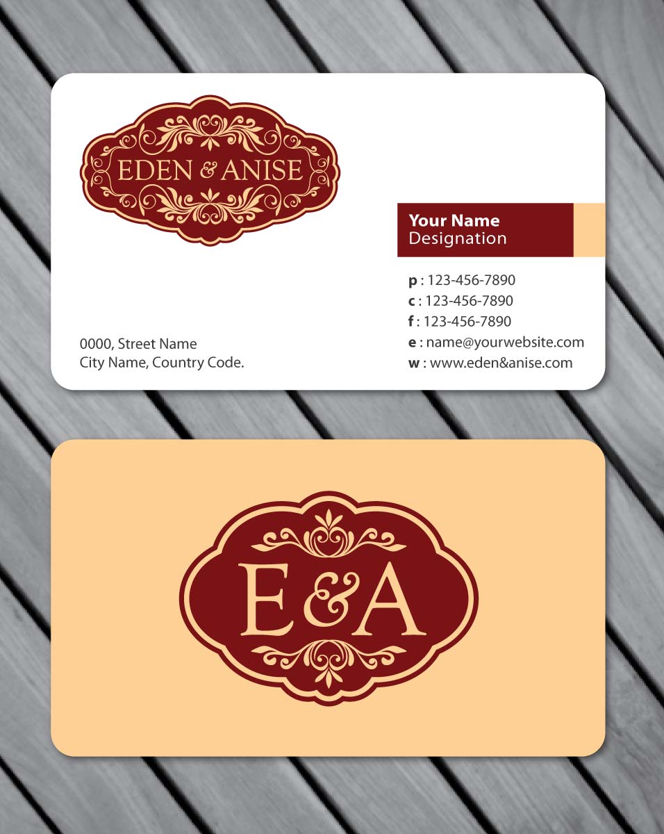 Design de Carte de Visite par Sbss pour eden & anise pty ltd | Design #1094661