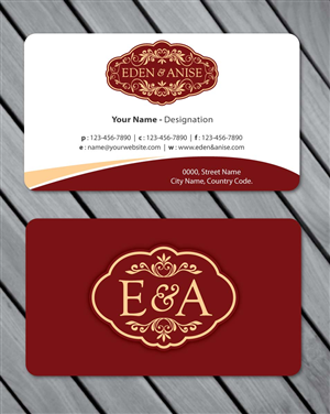 Business Card Design by Sbss for eden & anise pty ltd | Design: #1094667