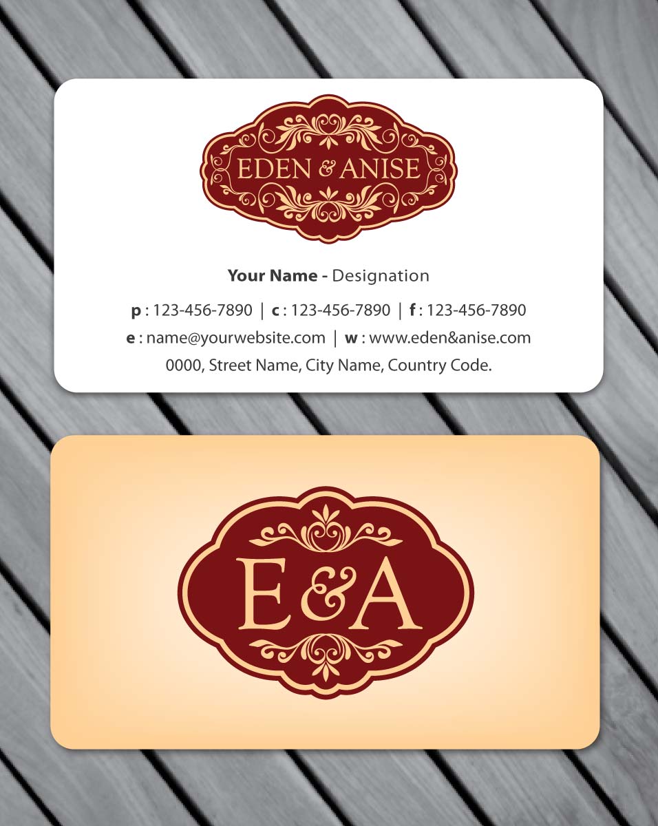 Business Card Design by Sbss for eden & anise pty ltd | Design #1094670