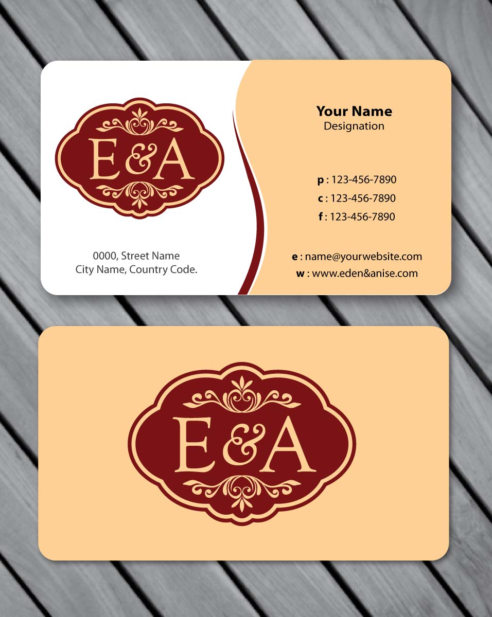 Business Card Design by Sbss for eden & anise pty ltd | Design #1094690