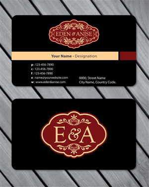 Business Card Design by Sbss for eden & anise pty ltd | Design: #1094692