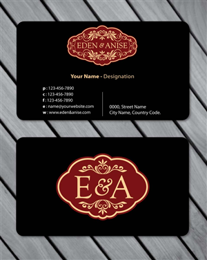 Business Card Design by Sbss for eden & anise pty ltd | Design: #1094695