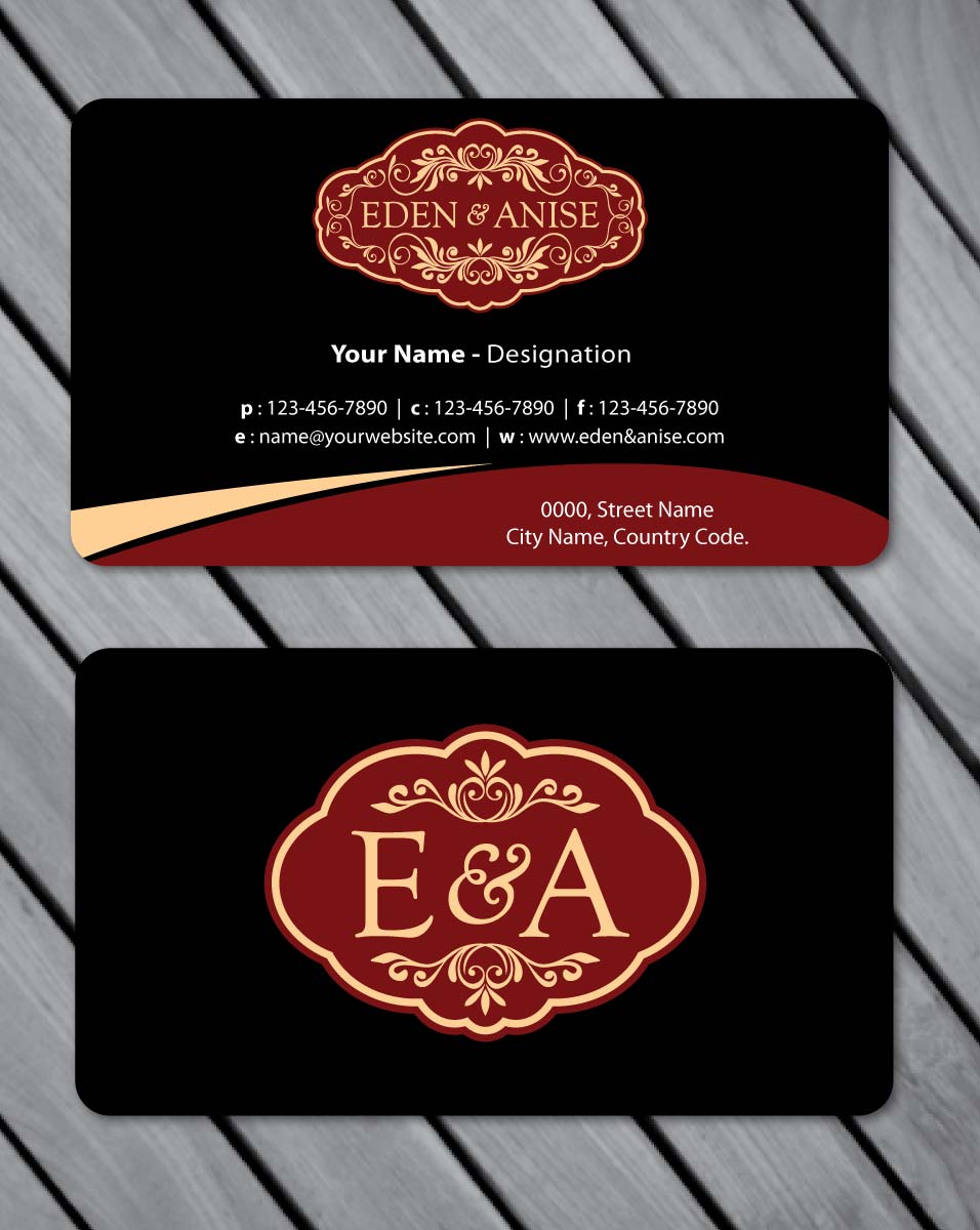 Business Card Design by Sbss for eden & anise pty ltd | Design #1094696