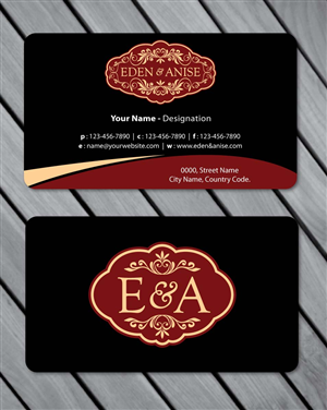 Business Card Design by Sbss for eden & anise pty ltd | Design: #1094696