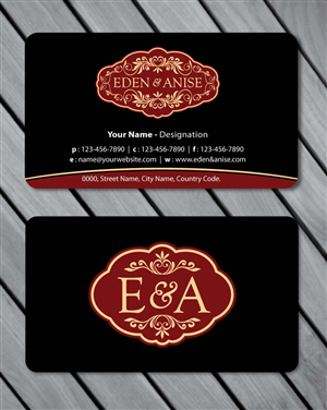 Business Card Design by Sbss for eden & anise pty ltd | Design: #1094699