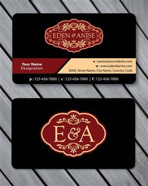 Business Card Design by Sbss for eden & anise pty ltd | Design: #1094703
