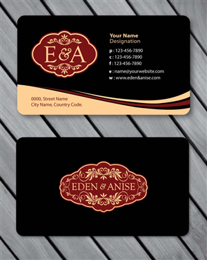 Business Card Design by Sbss for eden & anise pty ltd | Design: #1094707