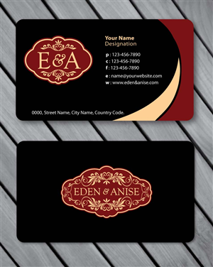 Business Card Design by Sbss for eden & anise pty ltd | Design: #1094709
