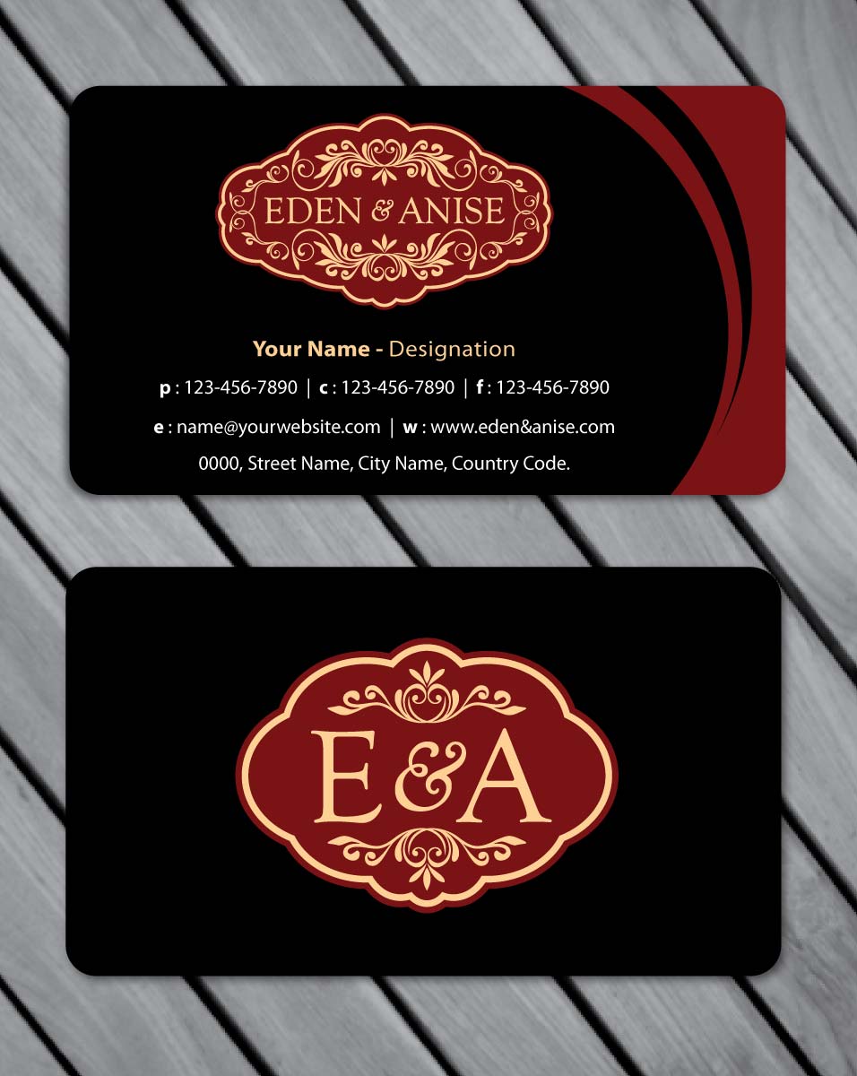 Business Card Design by Sbss for eden & anise pty ltd | Design #1094714
