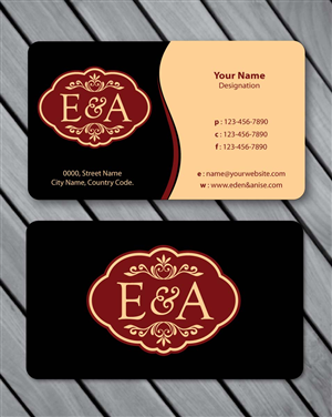 Business Card Design by Sbss for eden & anise pty ltd | Design: #1094722